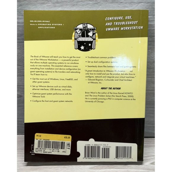 The Book of VMWare Workstation Complete Guide Brian Ward 2002 - Picture 2 of 11